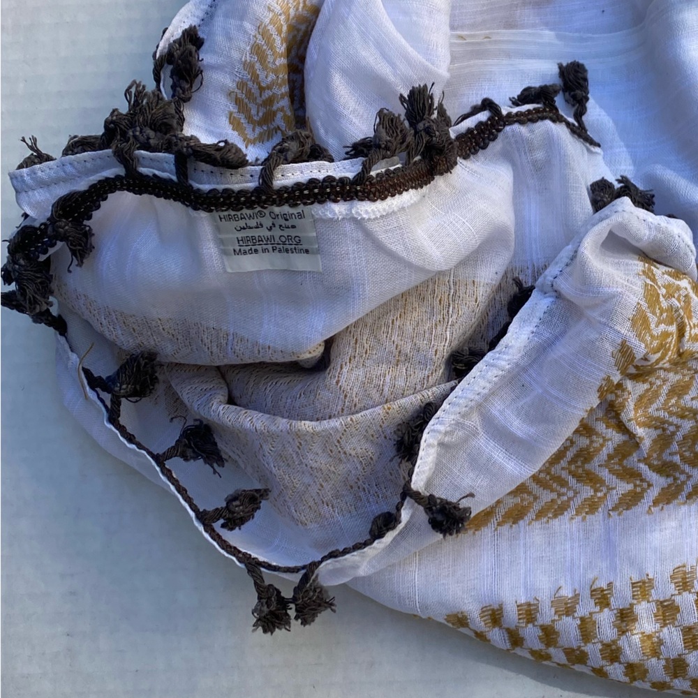 Hirbawi Original Alquds Al Quds Kufiya Palestinian Scarf - Picture 9 of 15